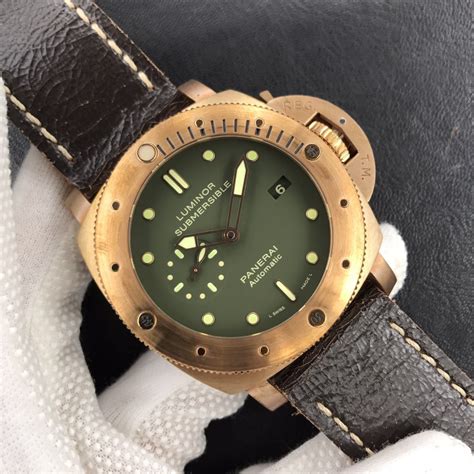 panerai bronzo green|panerai underwater bronzo.